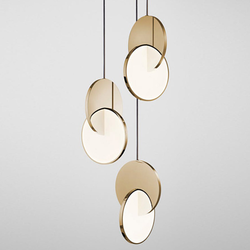 Golden three heads diameter 25cm warm lightwhite