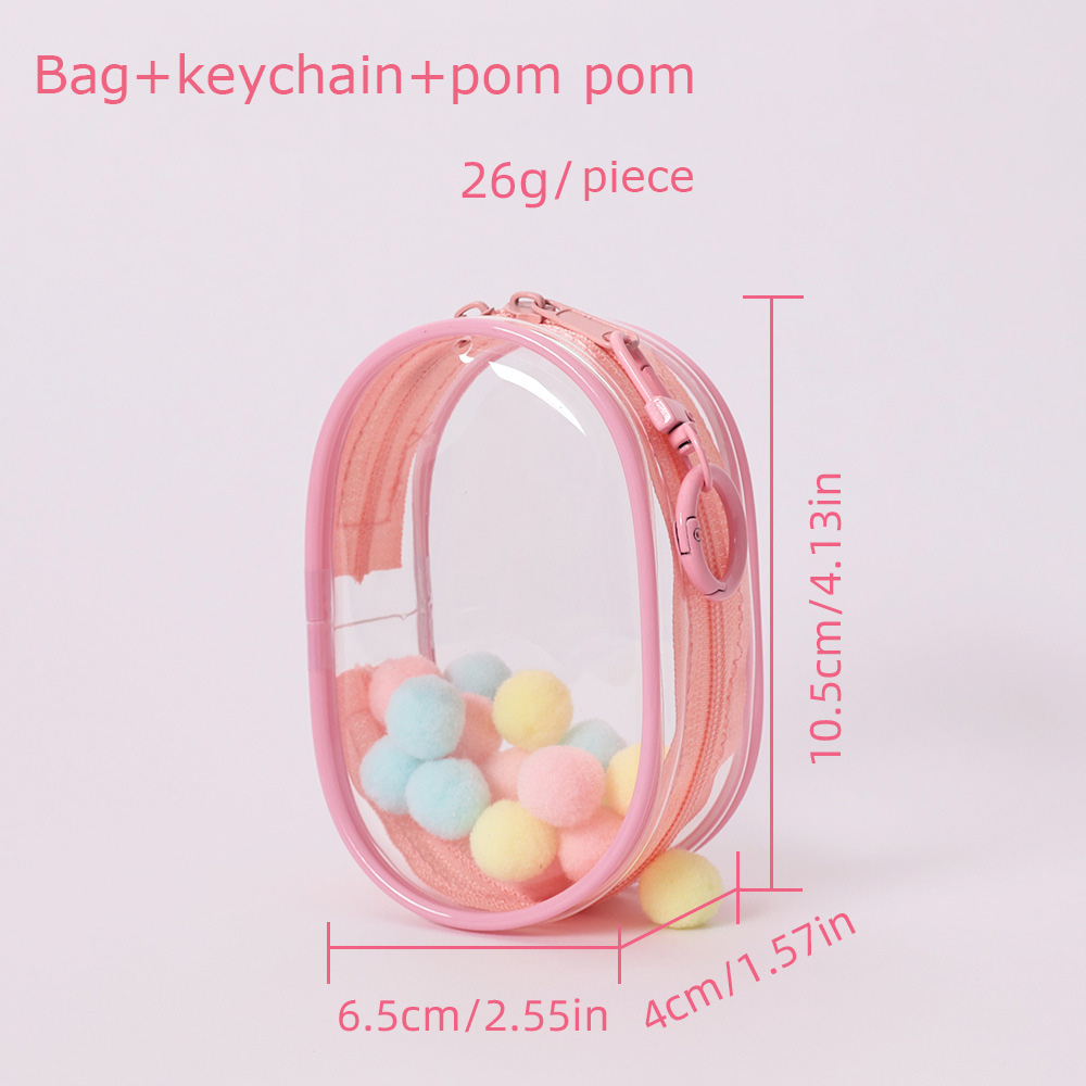 Sac + porte-clés + pompon