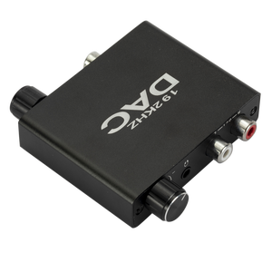 Convertidor de audio Digital a analógico, dispositivo con ajuste de volumen y control de bajos, 192Khz - Product Image 4