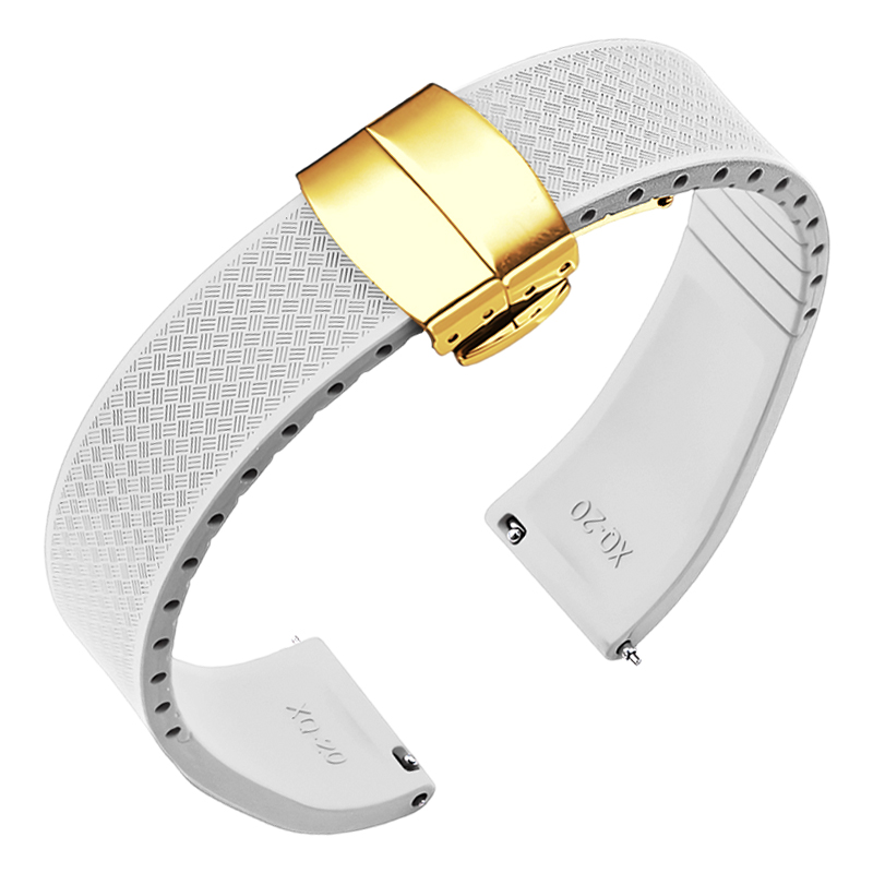 หัวเข็มขัดสีขาว + สีทอง