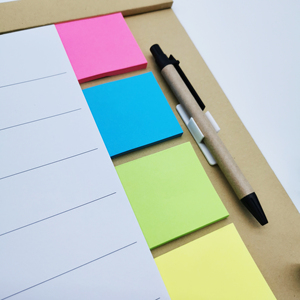 Office To Do List自定义打印促销记事本套装，带笔和便签 - Product Image 6