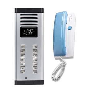 Intercomunicador no visual para puerta, sistema de Control de acceso, con cable, Audio bidireccional