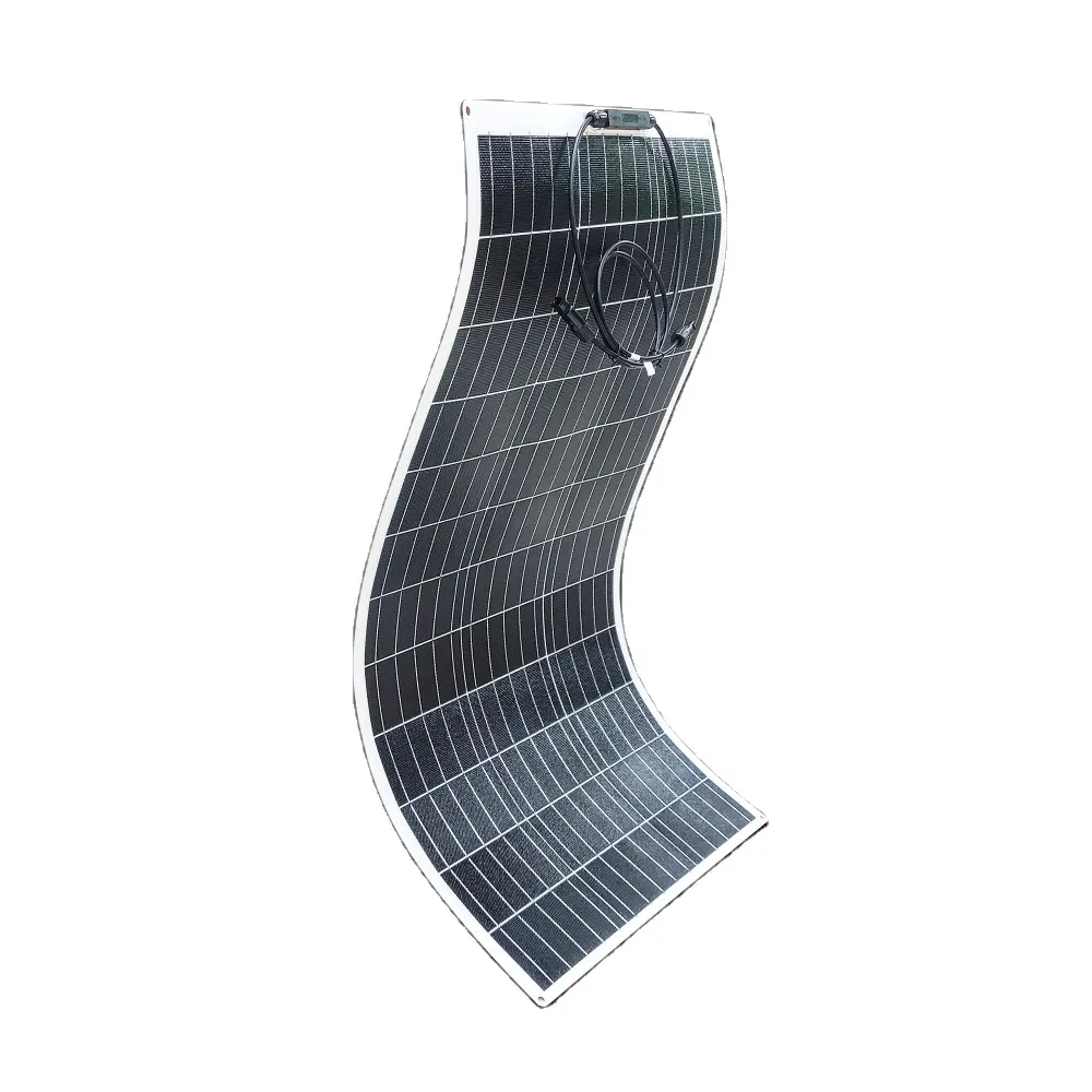 Panel Solar Flexible, 100w, impermeable, Flexible, de silicona amorfa