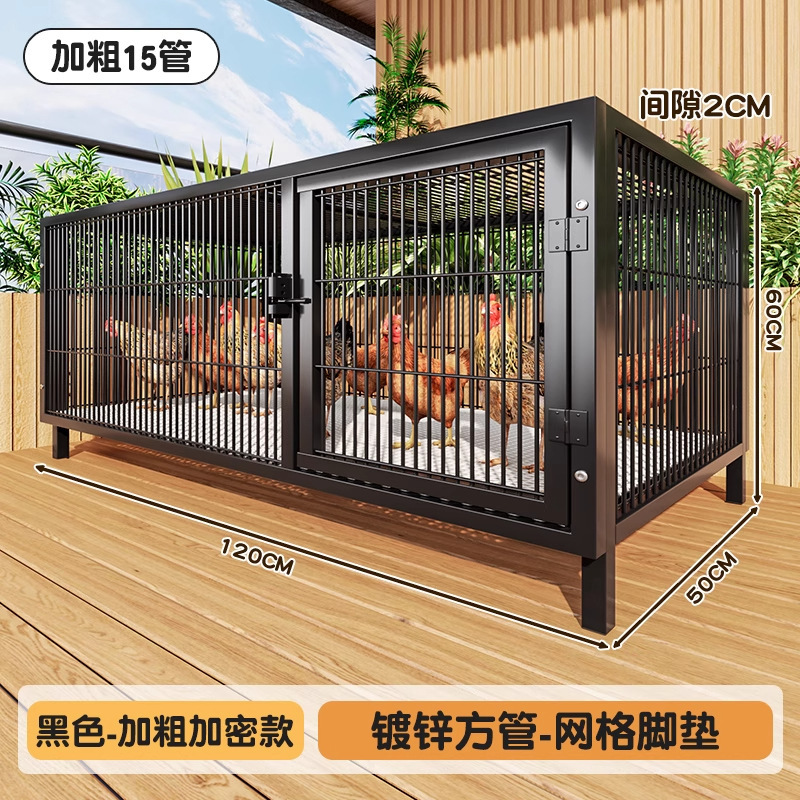 120 black-galvanized carbon steel-reinforced to prevent theft