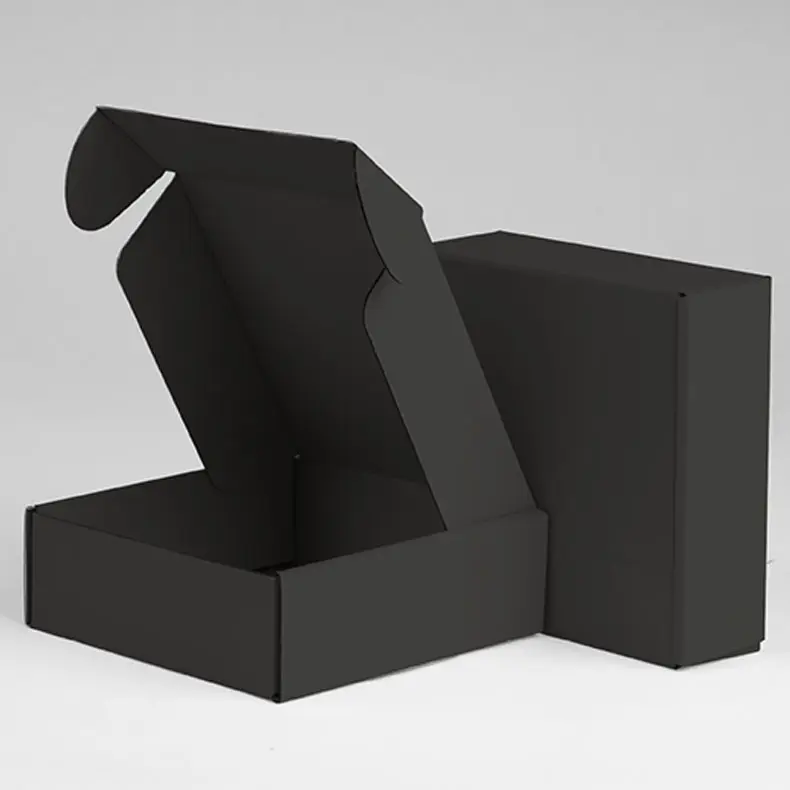 Caja de embalaje ecológica con logotipo personalizado, cartón corrugado, envío Postal, embalaje de ropa