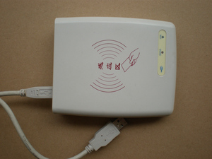 Hochwertiger ACR128IUC2 NFC-Kartenleser mit USB-Schnitts telle 13,56 MHz RFID-ABS-Material für die Sicherheit der Zugangs kontrolle