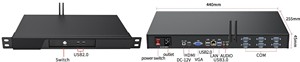 High Quality ITX Mini <strong>PC</strong> with Intel Core I5-3317U 2 Cores 4 Threads DDR3L RAM Industrial Use for US/EU/AU Plug New