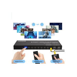 FJGEAR手动高清4K HDMI KVM开关选择器8端口HDMI输入USB输出视频开关 - Product Image 4