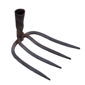 锻造四齿钉耙家用户外松土机平齿耙 - Product Image 3