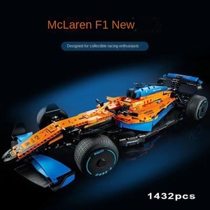 MCLUNE <strong>F1</strong> Formula Racing Car Model <strong>Toy</strong> Large 1:8 Scale Building Blocks Plastic for Lego Cross-Border Assembled Gift - Product Image 4