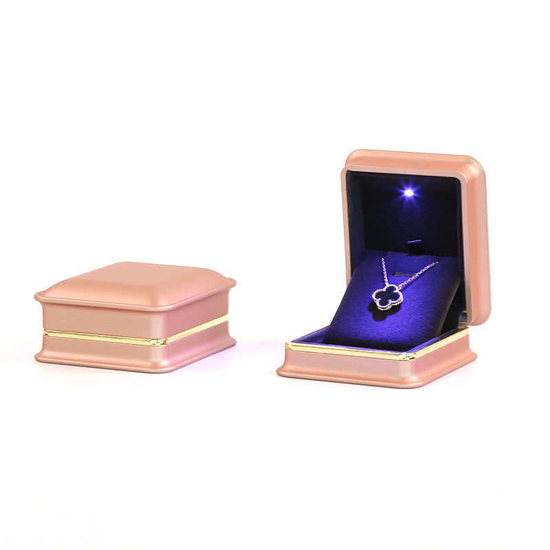 Gold pendant box