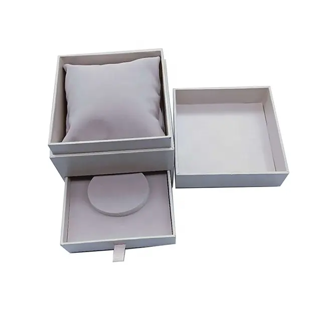 Kexin Montre Boîte Avec Tiroir Offre Spéciale Produits De Stockage Emballage Carton Tiroir Boîte Rigide Pliant Vêtements Emballage Cadeau