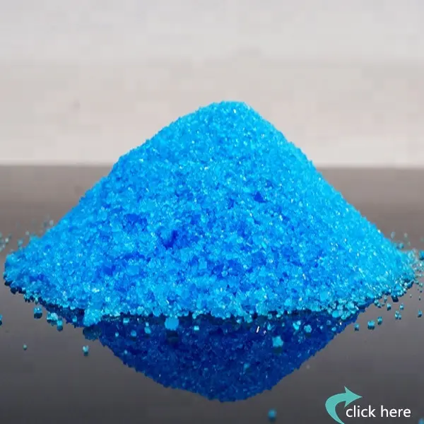 أفضل سعر صناعة الزاج الأزرق CuSO4.5H2O الأزرق كريستال Pentahydrate كبريتات النحاس