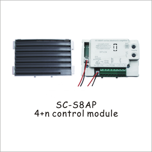 Sistema de intercomunicación de audio con conexión de cables 4 + n OEM/ODM Panel de botones de entrada de puerta de 5 familias con control remoto de liberación de puerta - Product Image 4