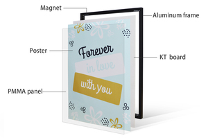 Wholesale <strong>11x17</strong> Snap <strong>Frame</strong> Black Silver Snap <strong>Frame</strong> Low Price - Product Image 3