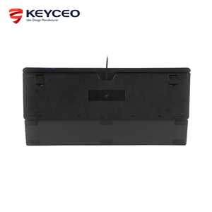 KEYCEO机械键盘游戏独立旋钮控制背光RGB背光OEM舒适软皮扶手 - Product Image 5