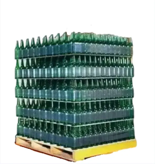 Cuscinetti a strati in PP di alta qualità per divisori e separatori di pallet per bottiglie e bevande in vetro