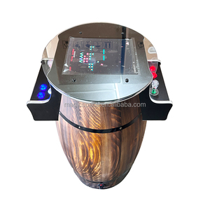家庭用コイン決済ジョイスティックボタンキット付き2プレーヤーカクテルアーケードゲームマシンカーレーシングビデオゲーム