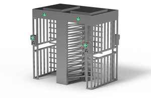 RFID-Gesichts erkennung Tür zugangs kontrolle Voll hohes Drehkreuz Doppel kanal Drehkreuz tor in voller Höhe Rfid QR Barrier Gate - Product Image 2