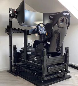40160 Series Flight Mode Four-axis Motion <strong>Simulator</strong> Live Driving <strong>Simulator</strong> Four G-force <strong>Dynamic</strong> Motor <strong>System</strong> Sim Racing Cockpit - Product Image 4