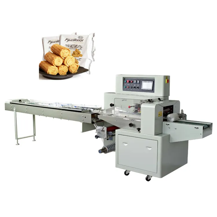 Pouch egg rolls snack packing machine