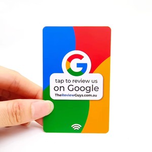 HF personalizado NFC NTAG 213 codificación URL impresión código QR Google Review tarjeta RFID Digital Business Card - Product Image 1