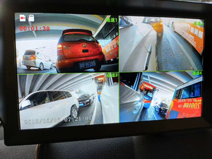7-Inch Split DVR Monitor with <strong>4</strong>-Ways <strong>Reverse</strong> Camera AHD Image <strong>Sensor</strong> Traffic Surround Recorder Truck System Kit Vision Model