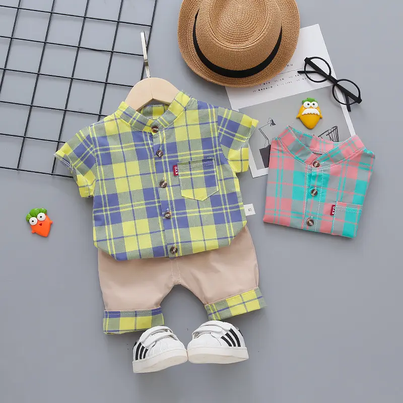 Ropa para niños Nuevo diseño Conjunto de ropa para bebés Ropa Nueva bolsa de moda Estampado Jersey de cuello alto Algodón