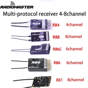 Radiomaster RC FPV Drones 4CH 6CH 8CH SBUS için çoklu protokol alıcısı RSSI FRSKY D16 txrse R81 R84 R86 R86C R88 plastik - Product Image 6