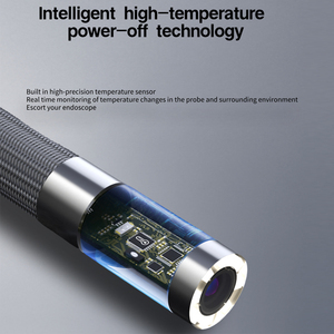 Mini CÁMARA DE boroscopio articulada de 2,8 \ "y, iluminación LED bidireccional, brillo ajustable, Sensor CMOS, tarjeta SD de vídeo analógico - Product Image 4