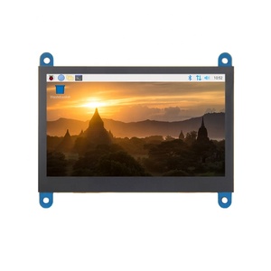 4,3" 800 x 480 LCD-Display mit aktivem Touch und 5V/2A Mini-USB-Stromversorgung kompatibel mit Raspberry Pi und ARM und PC - Product Image 4