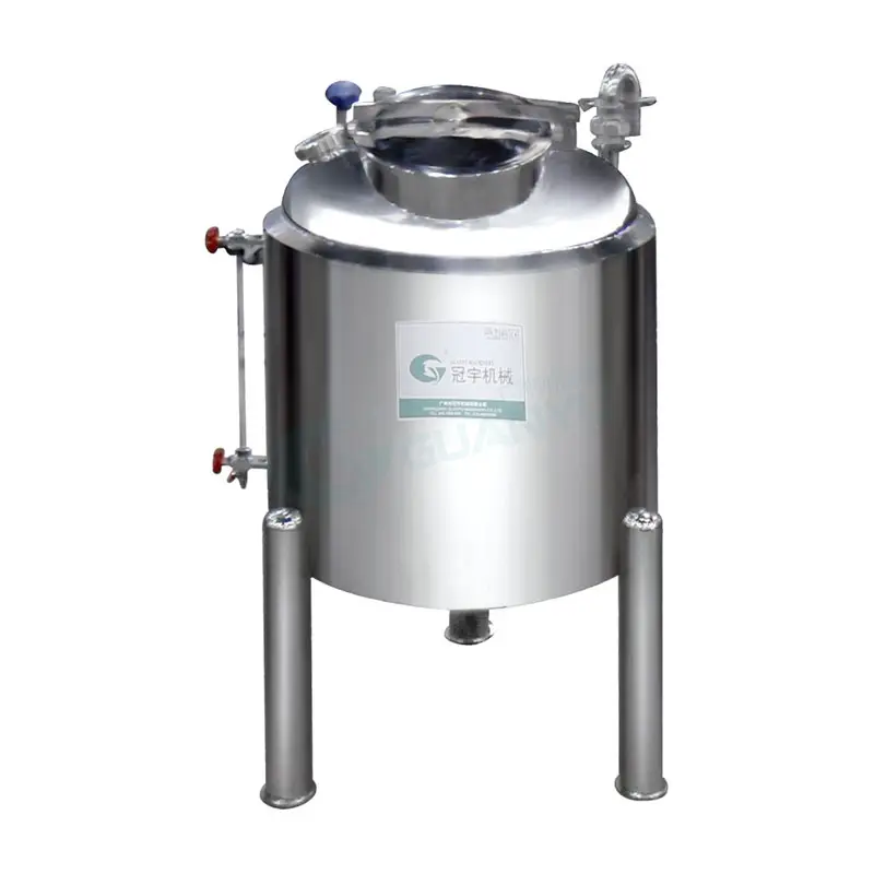 Guanyu 500 galvanizado de fermentación de cerveza Dip carbono 200 miel 1000 litro Precio de mezcla de agua de almacenamiento de acero inoxidable tanque para venta