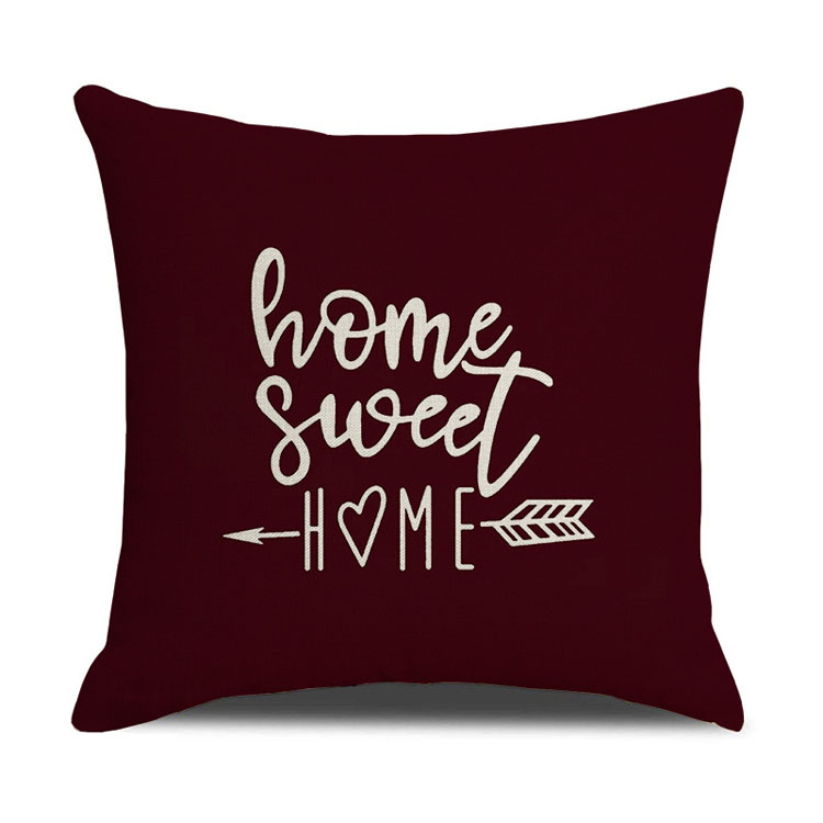 Nordic Home Decor Pillow Cover Office Car Linen Cushion Cover Custom Geometric Print Cushion Cover