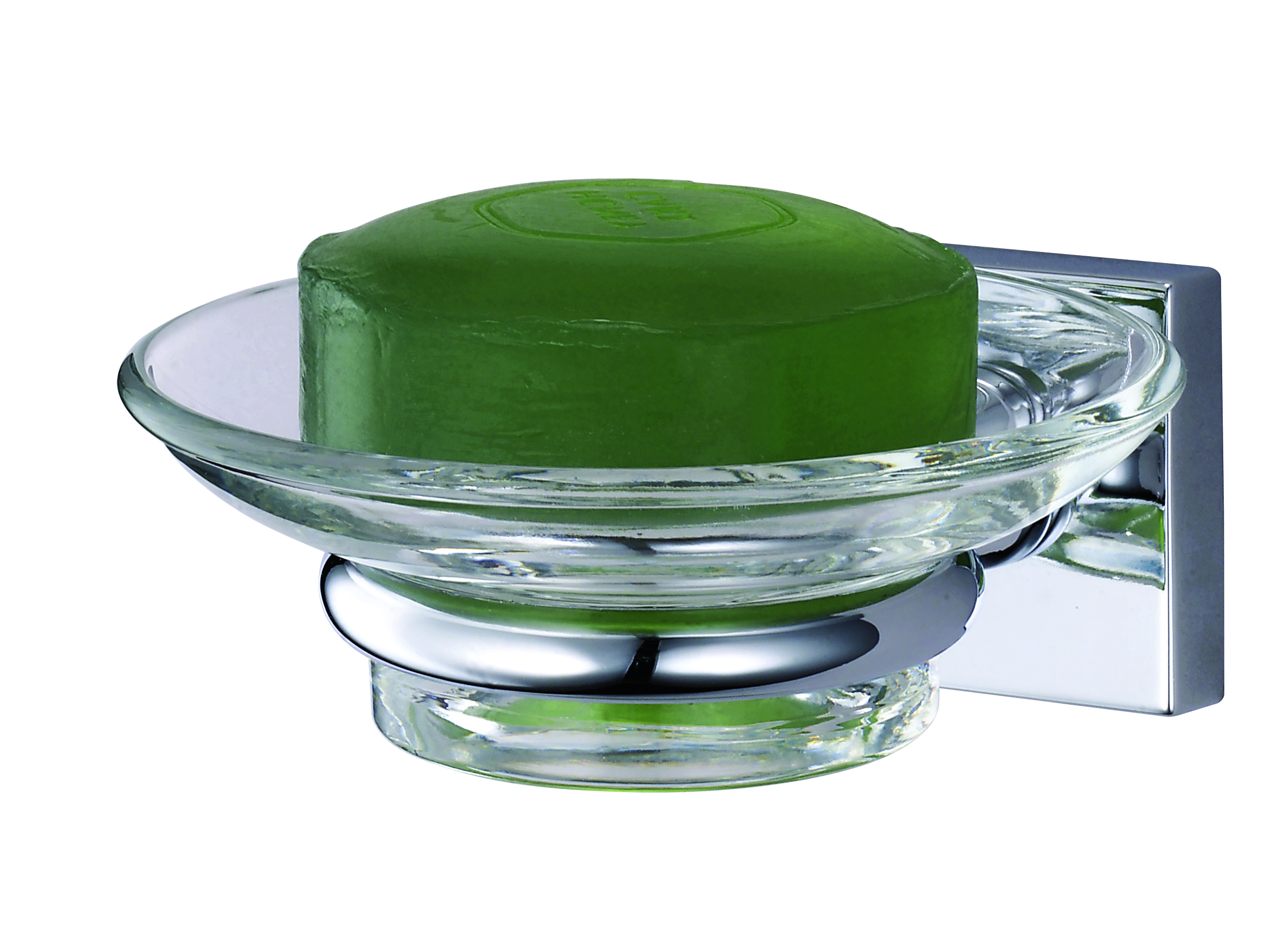 Porte-savon avec verre