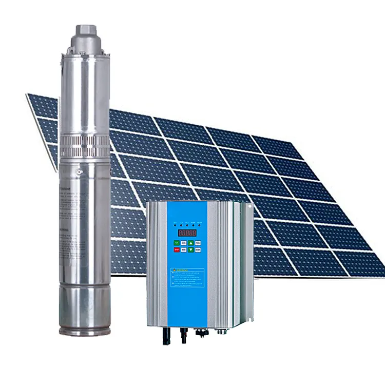 Ad alta efficienza di energia solare pompa acqua 10 hp pompa ad acqua solare inverter per l'agricoltura