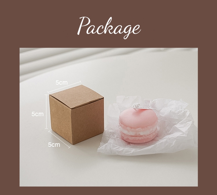 Vela de Mini Soy Wax Macaron Handmade do aroma do fruto da marca própria para o banheiro 6