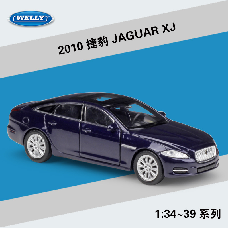 43652 jaguar xj bleu