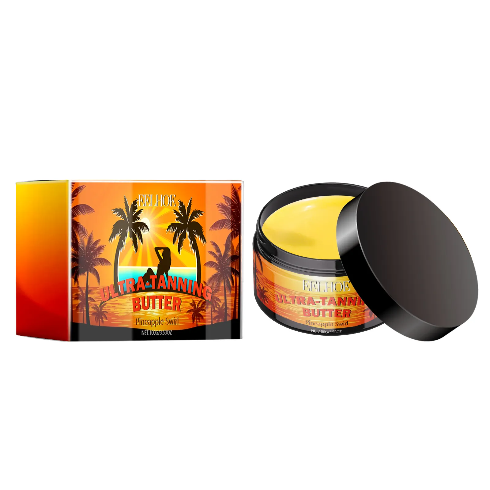 Creme bronzeador intenso de luxo para pele, creme bronzeador natural para bronzear o corpo, loção bronzeadora