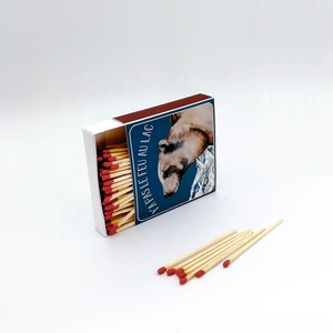 Renkli uzun kibrit kutusu baskılı kutu maçları güvenlik özelleştirilmiş mum maçları - Product Image 3