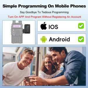 Ham Radio Wireless Programmer Adapter APP und PC-Programm für Baofeng-UV-5R und mehrere Modelle Keine Treiber probleme Kein Programm kabel - Product Image 6