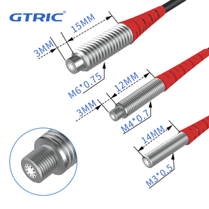 Sonda de sensor de fibra óptica GTRIC reflexión difusa M3 Detección de rango ultra cerrado Amplificador de fibra óptica Sensor fotoeléctrico - Product Image 2