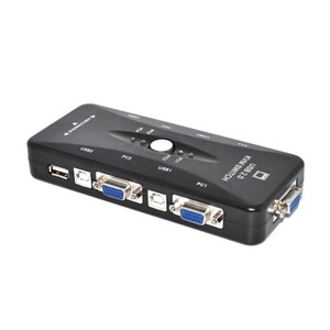 Conmutador de vídeo Manual para ordenador, caja de interruptores USB 2,0 VGA KVM, Monitor 4 en 1 de PC de alta calidad - Product Image 6