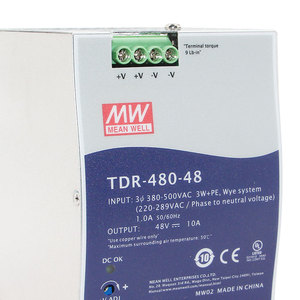 Ortalama kuyu din ray güç kaynağı NDR/WDR/DRS/DRC/LCM/KNX serisi 10 ~ 960W AC/DC anahtarlama güç kaynağı UPS sertifikalar ile - Product Image 2