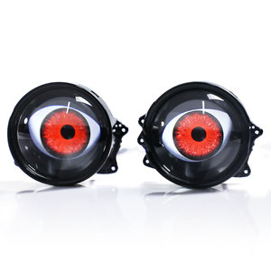 6 Pattern Mode Switching <strong>3</strong>-Inch Projector Demon Eyes <strong>LED</strong> Headlight for Cars Devil Eye with Remote Control New Condition - Product Image 1