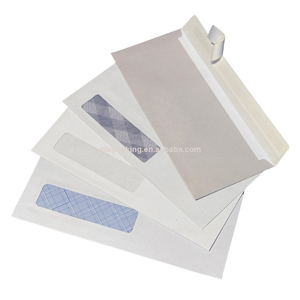 #8/9/10 an ninh giấy trắng phong bì tùy chỉnh logo in cửa sổ phong bì 10 # tùy chỉnh tự đóng dấu kinh doanh in không cửa sổ - Product Image 1