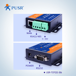USR-TCP232-306 rs232/485/422 a Ethernet più software di configurazione integrato nella pagina web al comando avanzato del gateway modbus - Product Image 4