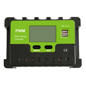 PWM контроллер солнечного зарядного устройства 12 В/24 В 10A 20A 30A 40A 50A 60A контроллер напряжения солнечной панели