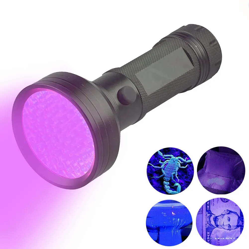 Lámpara de luz con detector de corpión, luz ultravioleta de 395nm