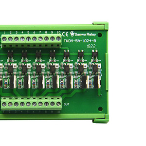 Salida de transistor de 10 canales, módulo de relé general, protección de circuito, placa de control de microcontrolador de amplificación PLC - Product Image 6