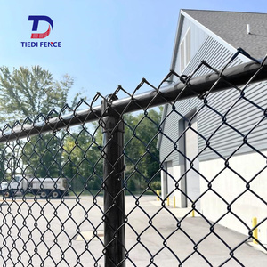 6Ft 7Ft 8Ft Outdoor Security <strong>Chain</strong> Link Fencing 6 5 Foot <strong>Chain</strong> Link Fence in Backyards Black <strong>Chain</strong> Link Diamond Wire Mesh Fence - Product Image 1